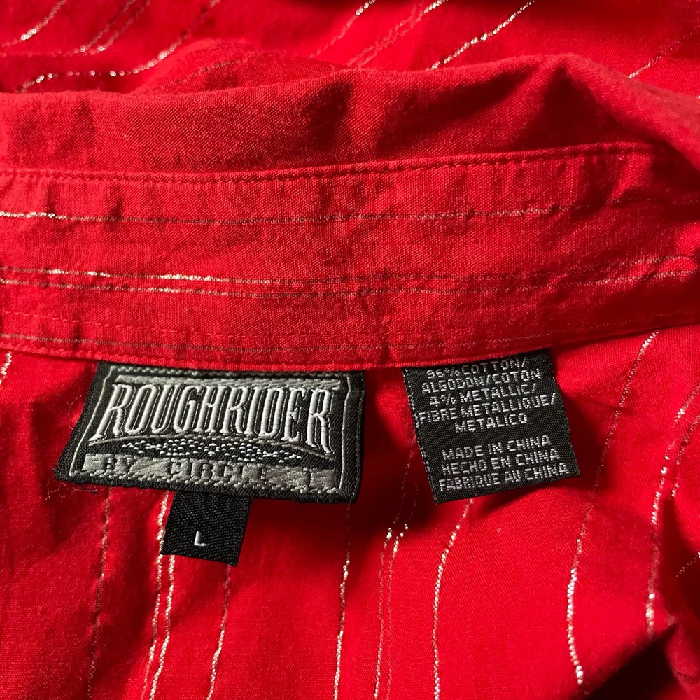 Rough Rider Rhinestone Button Down Size L - Picture 12 of 12
